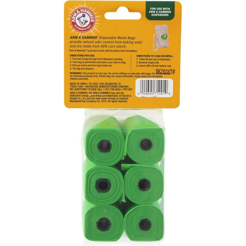 Set de 6 Bolsas Biodegradables para Mascota