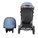 Travel System Tizzy Azul Melange - Infanti