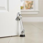 Fija Puerta Metálico Acabado Cromo