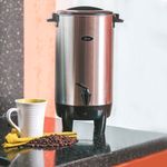 Percoladora de Café 35 Tazas Acero Inoxidable con Luz Indicadora