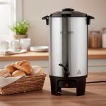 Percoladora de Acero Inoxidable 40 Tazas