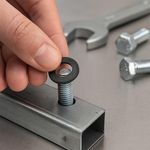 Set de Roldana Plana Negra 5 Mm 10 Pzas