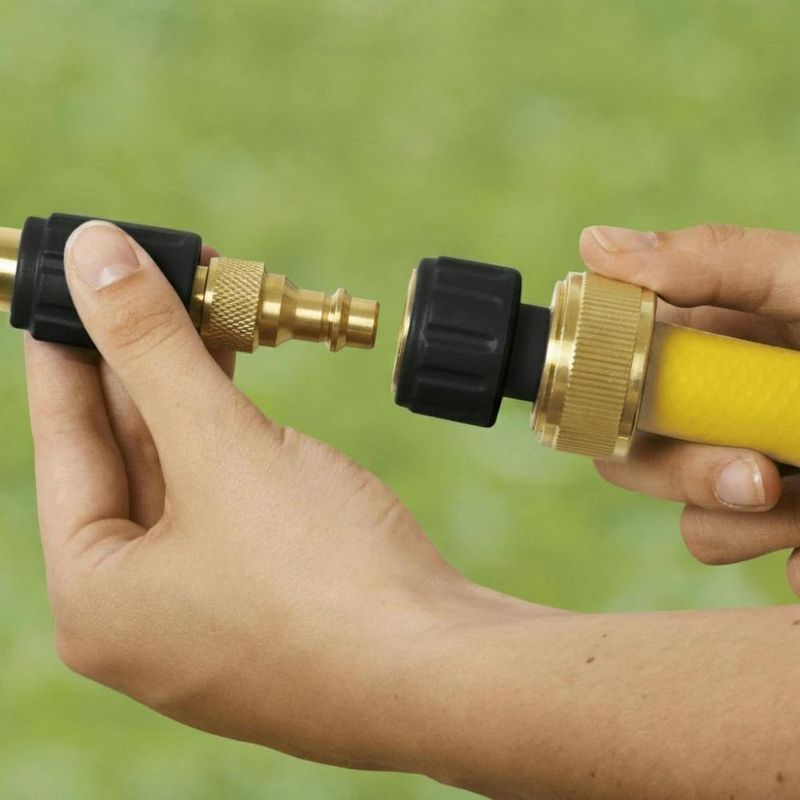 Conector de Unión Rápida Hembra de Latón 1/4 Plg