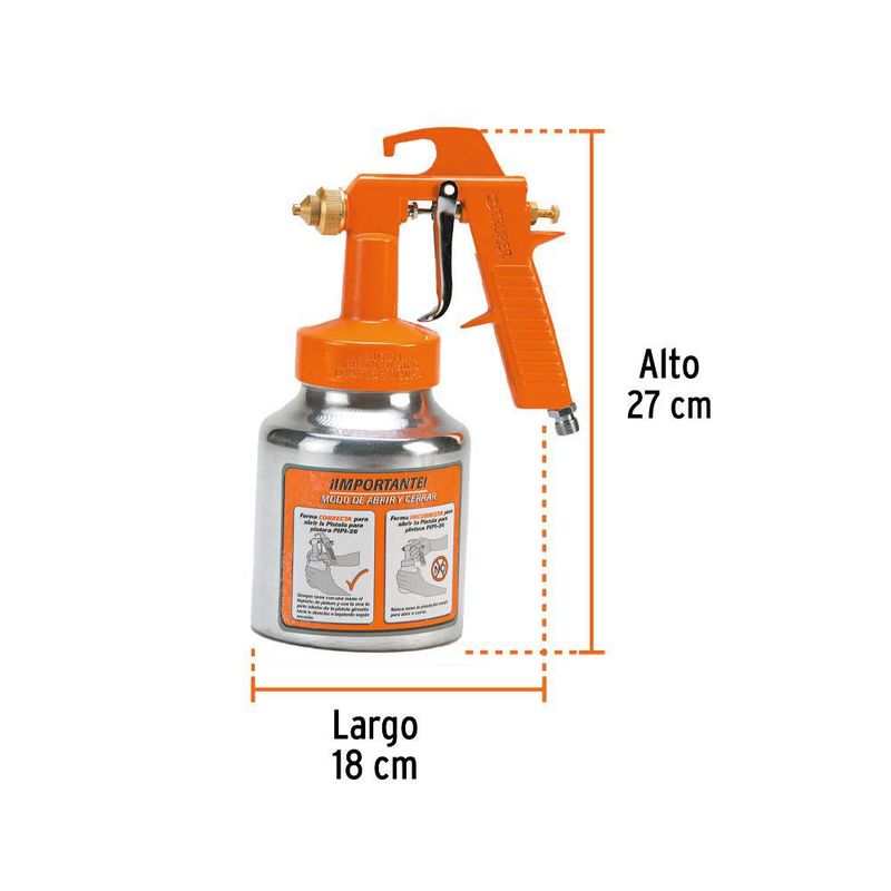 Pistola para Pintar con Presión Baja