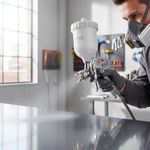 Pistola Neumática de Gravedad Vaso de Plástico 1.4 mm