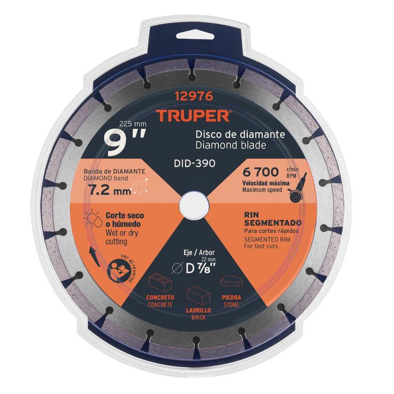 Disco para Corte en Concreto 9 Plg