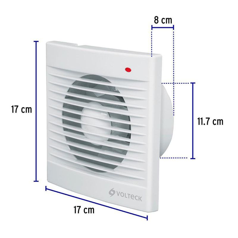 Extractor de Olores para Baño y Cocina