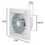 Extractor de Aire Blanco de 6 Plg