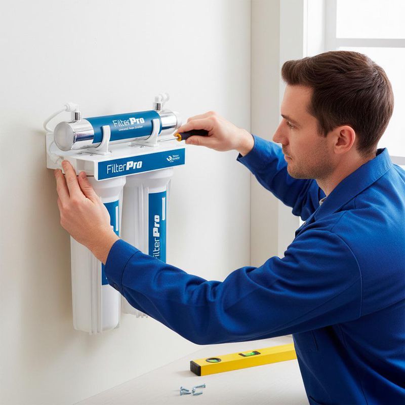 Filtro de Agua con Luz Ultravioleta