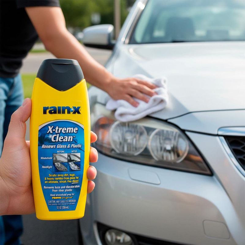 Removedor de Manchas para Vidrios y Faros Rain-X de 355 mL