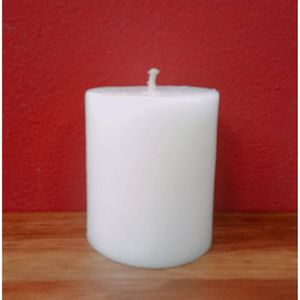 Vela Mini Pillar Blanco