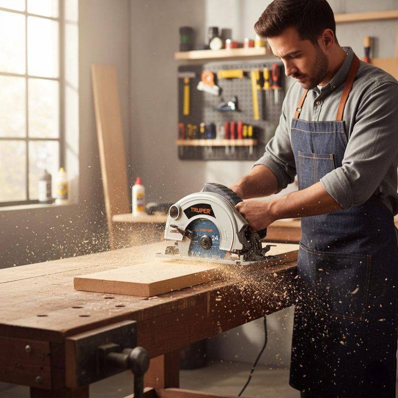 Disco Para Sierra 7 1/4 Plg 60 Dientes Corte Fino Madera