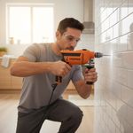 Broca para Vidrio y Azulejo 1/4 x 2.5 plg