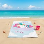 Toalla Infantil Diseño Unicornio