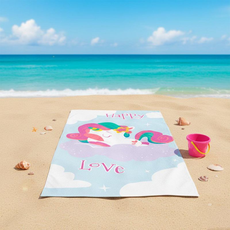 Toalla Infantil Diseño Unicornio