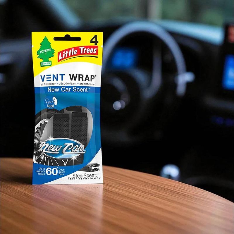 Set de 4 Aromatizantes para Auto con Aroma a Auto Nuevo