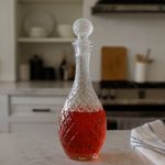 Jarra Roja Isis de Vidrio