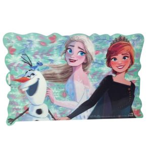 Individual Infantil Frozen Elsa, Olaf y Anna