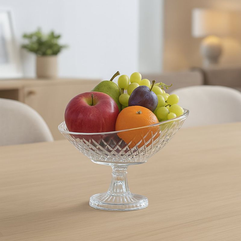 Tazón con Pie Kafes de Vidrio