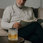 Vaso Iris de Vidrio para Whiskey