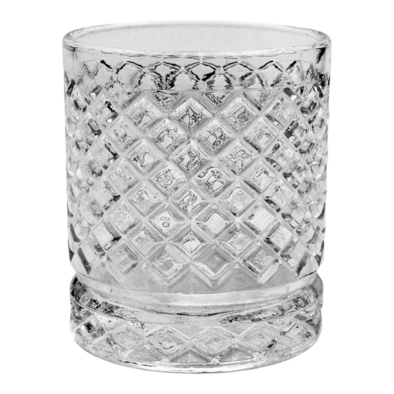 Vaso Iris de Vidrio para Whiskey