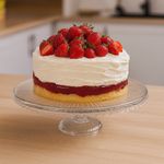 Base para Pastel con Pie de Vidrio Damla