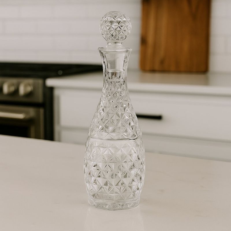 Jarra Iris con Textura de Vidrio