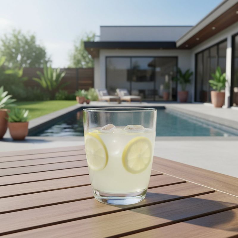 Vaso de Vidrio de 9 oz Transparente