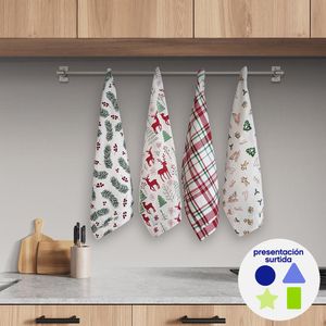 Toalla de Cocina Navideña 16 x 26 cm