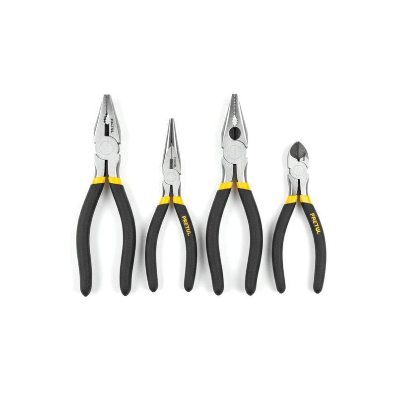 Juego de 4 Alicates con Mangos Aislados