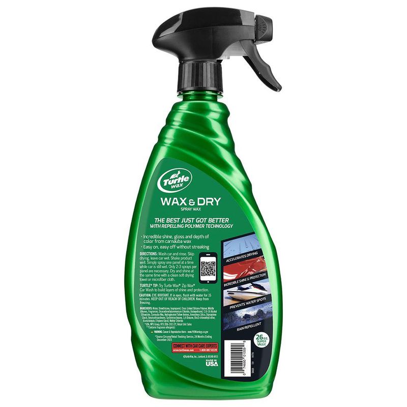 Cera Líquida en Spray Wax & Dry con Carnauba 680 Ml