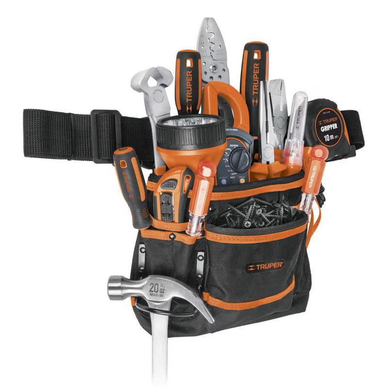 Cinturón para Herramientas de Nylon con 13 Divisiones