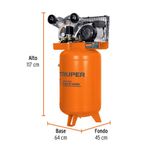 Compresor de Aire 120 Litros de 4 Hp