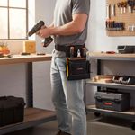 Cinturón Nylon 7 Espacios Negro