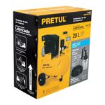 Kit Compresor Horizontal de 20 Litros 2.5 Hp, Manguera y Pistola