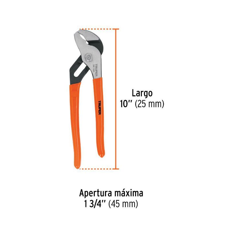 Alicate de Extensión Mango de PVC 10 Plg