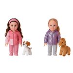 Muñeca de Moda con Mascota 18 Plg - Diseños Surtidos
