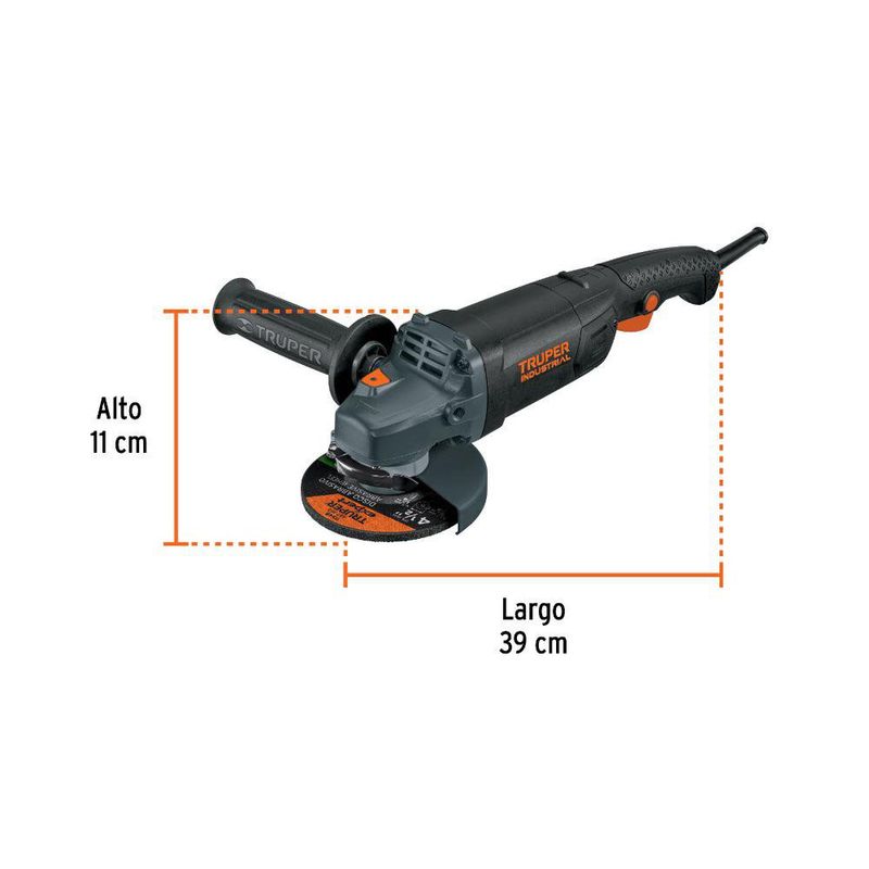 Esmeriladora Angular de 4-1/2 Plg 1250 W 127 V