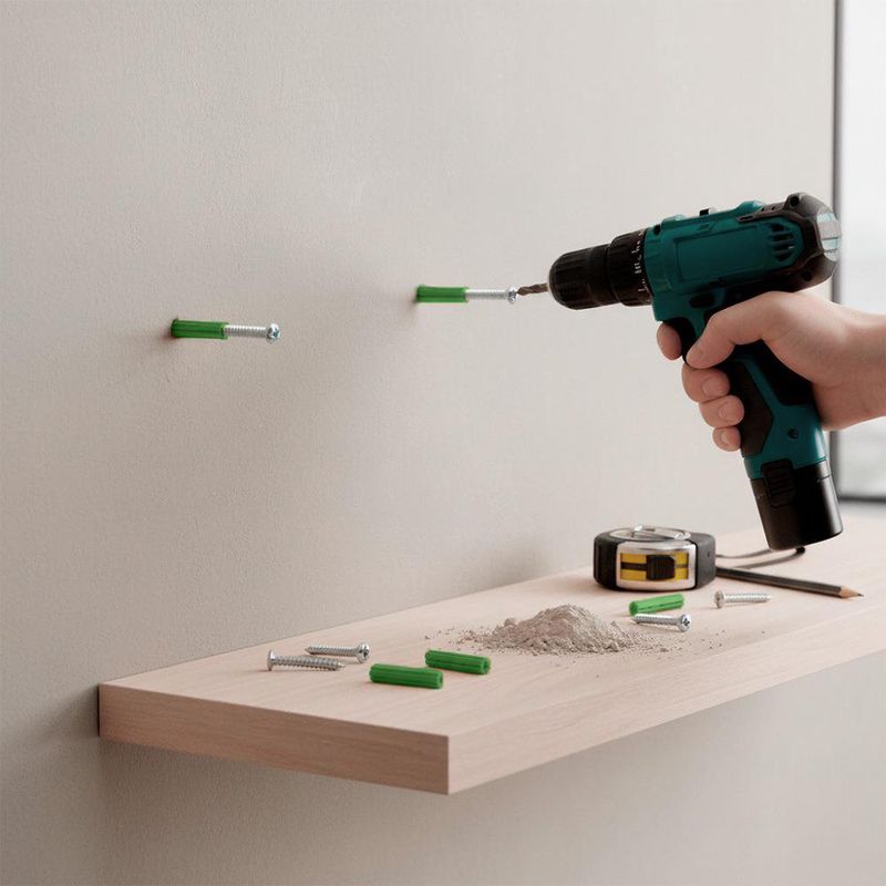 Set de Tornillos de 8 x 1 1/4 Plg con Tarugo