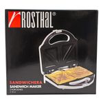 Sandwichera Blanca 2 Porciones Anti-Adherente