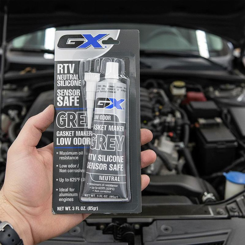 Silicón Automotriz RTV Gris Alta Temperatura Sensor Safe de 85 g