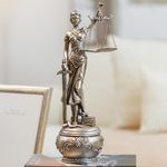 Estatua Decorativa Dama de la Justicia 38 Cm