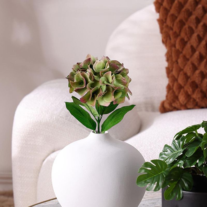 Hortensia Artificial Verde