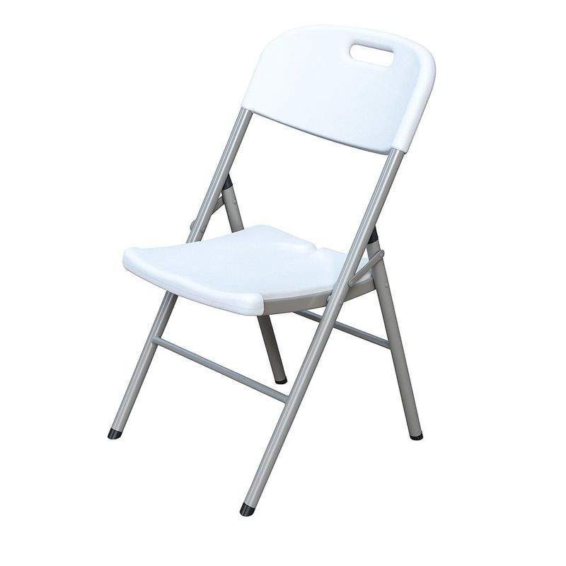 Silla Plegable Pirgos Blanca 111 x 47 x 23 Cm