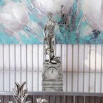 Reloj Dama de la Justicia Acabado Plateado