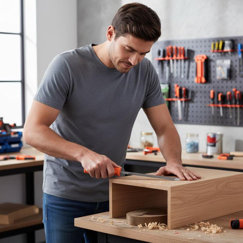 Lima Triangular Delgada de 6 plg