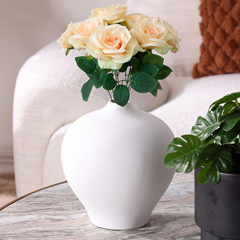 Ramo de Rosas Artificiales Crema