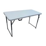 Mesa Tríkala Plegable Blanca 120 x 60 x 74 Cm