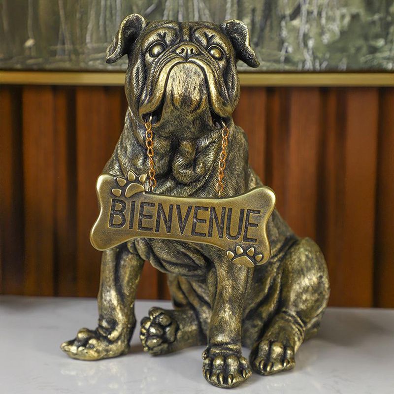 Figura Decorativa Bulldog