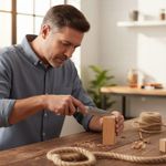 Navaja Abatible 9.4 Cm Hoja Acero Inoxidable Mango Madera